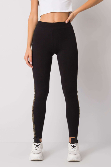 Černozlaté legíny s pruhy... 2