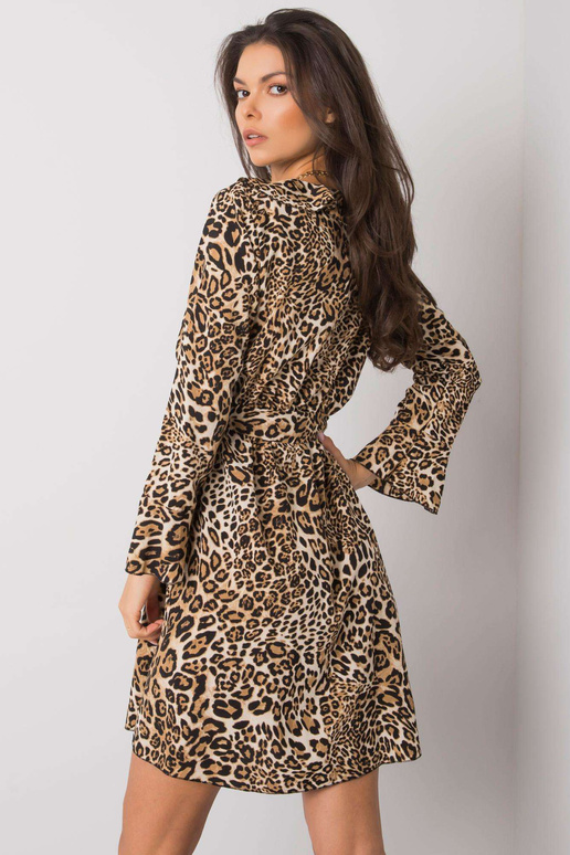 Béžové a černé šaty Bexxley Detty