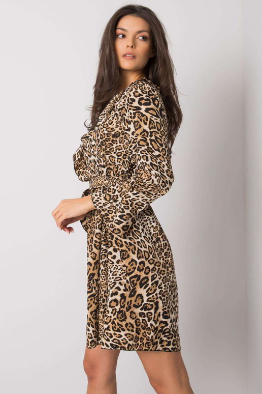 Béžové a černé šaty Bexxley Detty