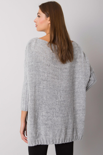 Šedý volný svetr Tiffianie...