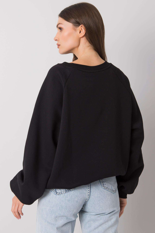 Černá mikina s kapucí Tashi RUE PARIS