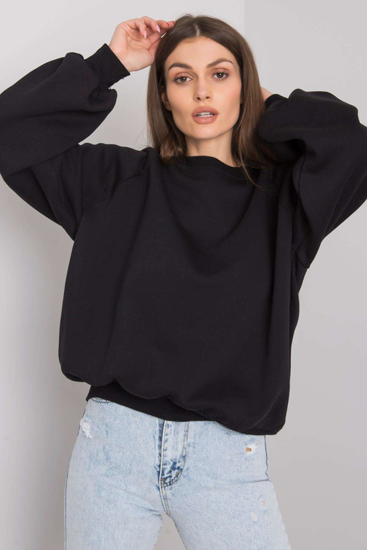 Černá mikina s kapucí Tashi RUE PARIS