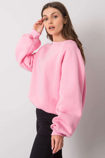 Růžová mikina s kapucí...