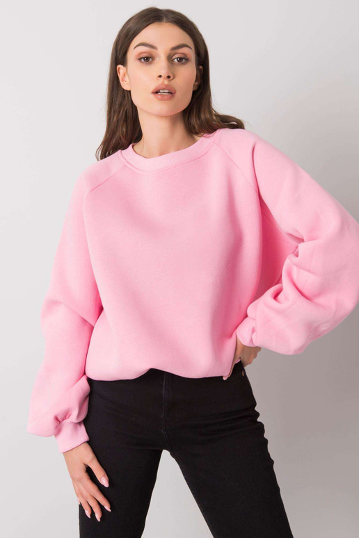 Růžová mikina s kapucí Tashi RUE PARIS