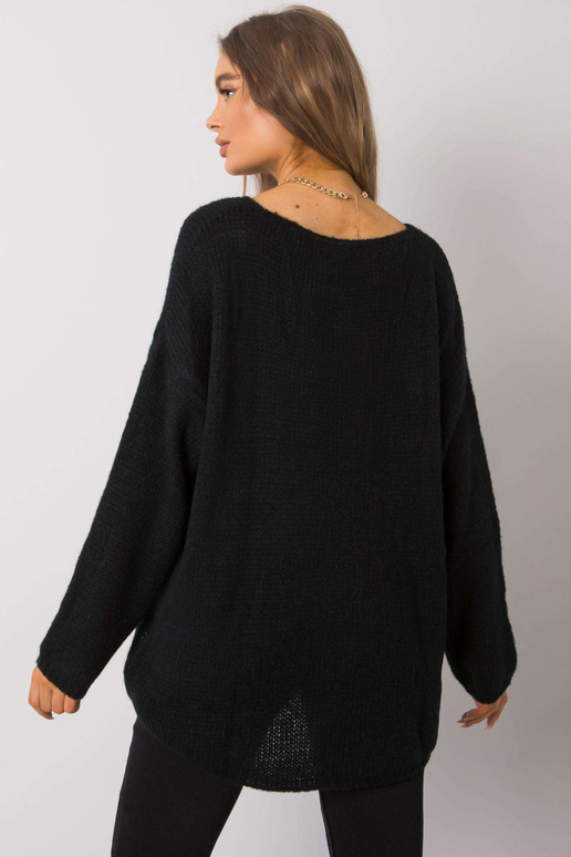 Černý oversized svetr Stella OCH BELLA