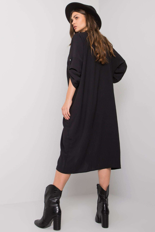 Černé volné šaty Dorsey