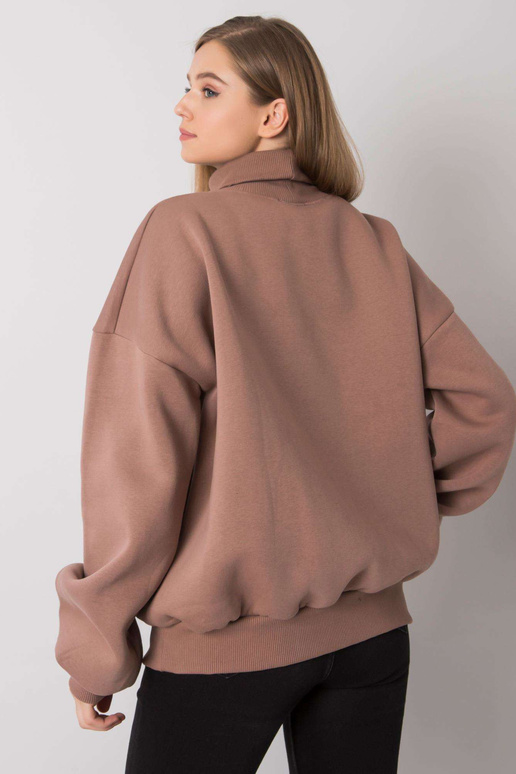 Kellyho světle hnědá oversized mikina