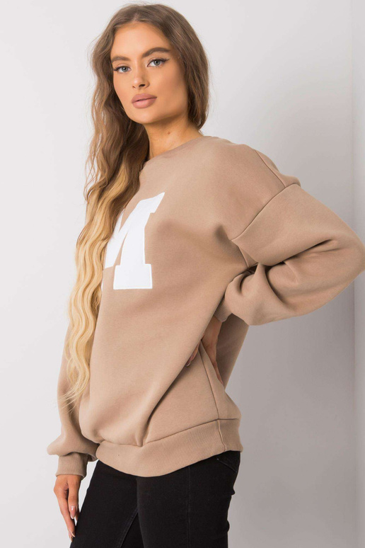 Béžová bavlněná mikina Armelle