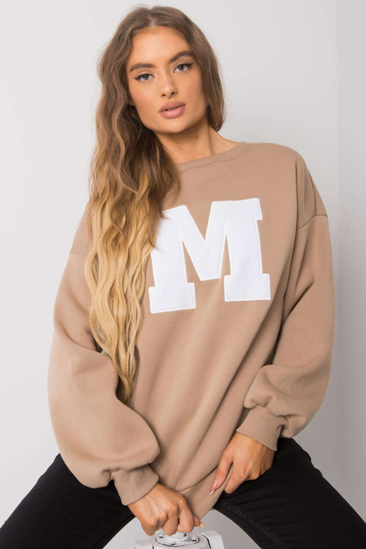 Béžová bavlněná mikina Armelle