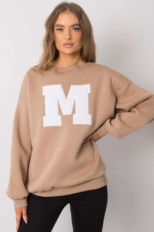 Béžová bavlněná mikina Armelle