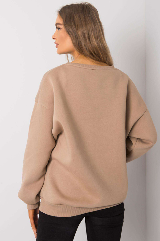 Béžová bavlněná mikina Armelle