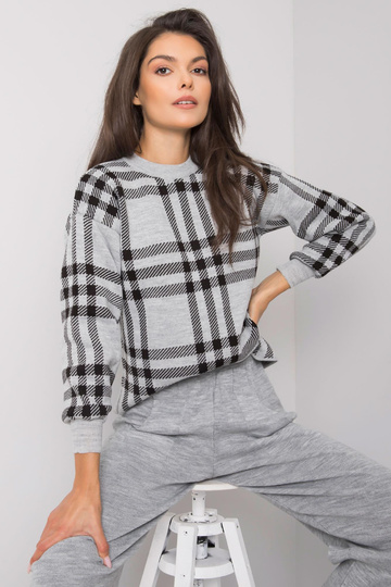 Šedá pletená souprava Marthe