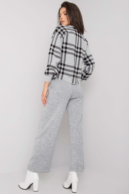 Šedá pletená souprava Marthe