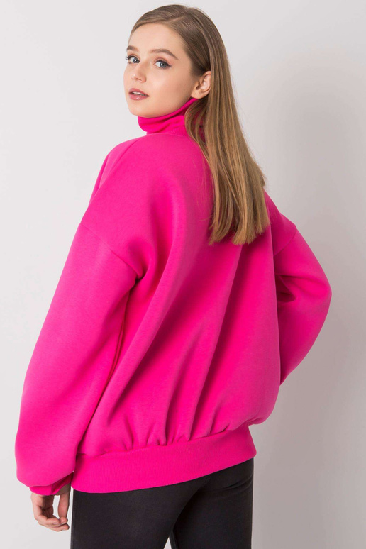 Kelly's fuchsiová oversized mikina