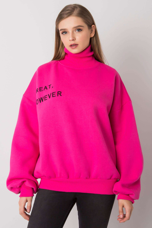 Kelly's fuchsiová oversized mikina