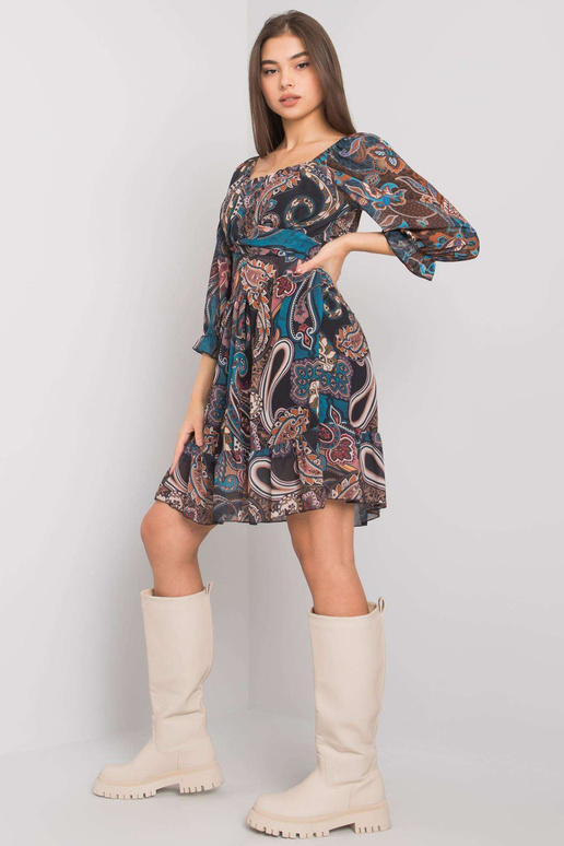 Tmavě modré šaty s potiskem Ammara... Tmavě modré šaty s potiskem Ammara...