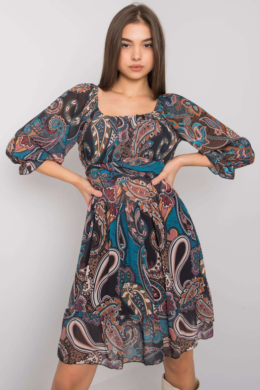 Tmavě modré šaty s potiskem Ammara... Tmavě modré šaty s potiskem Ammara...