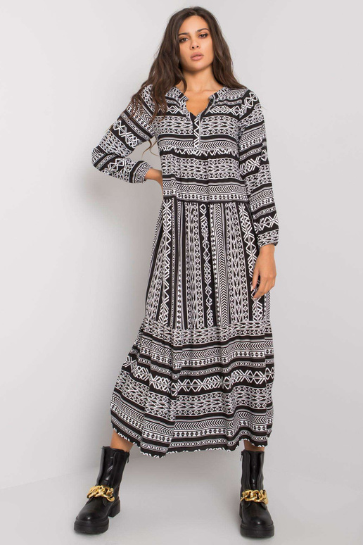 Černé viskózové šaty značky Diega Černé viskózové šaty značky Diega