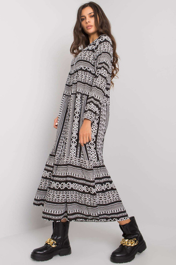 Černé viskózové šaty značky... 2