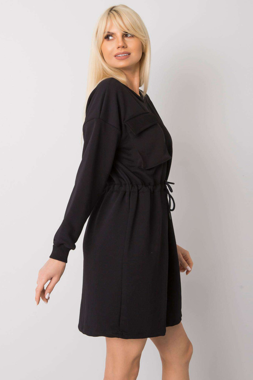 Černé oversized šaty Kelbi RUE PARIS