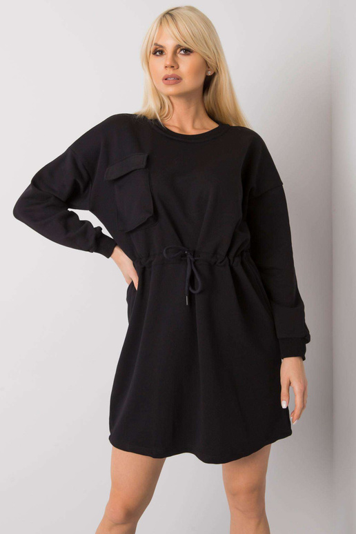 Černé oversized šaty Kelbi RUE PARIS