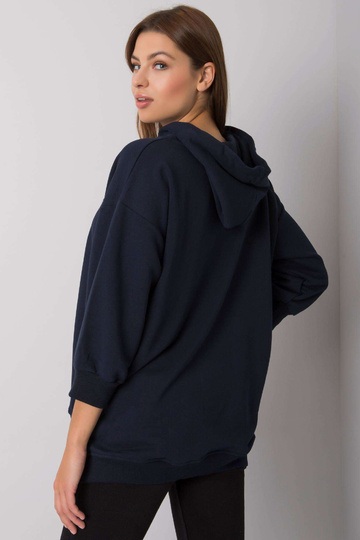 Námořnická modrá mikina s... 2