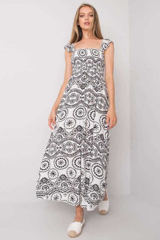 Bíločerné maxi šaty Tayla Bíločerné maxi šaty Tayla