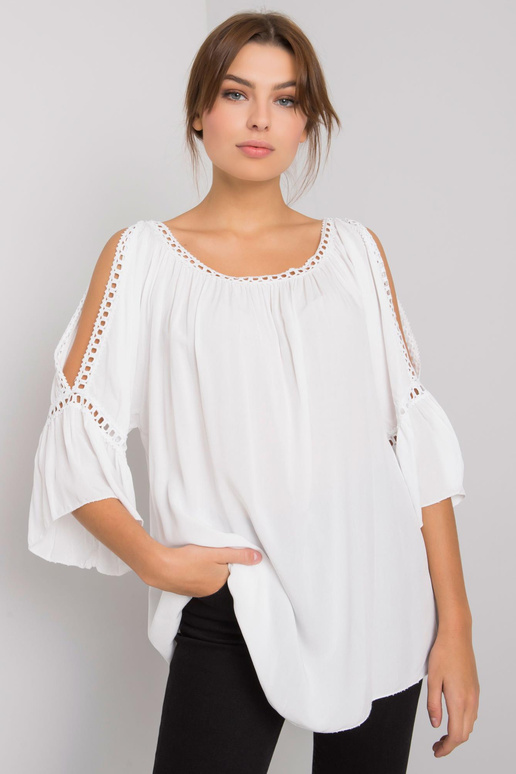 Bílá viskózová halenka Kearney OCH BELLA