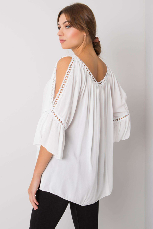 Bílá viskózová halenka Kearney OCH BELLA