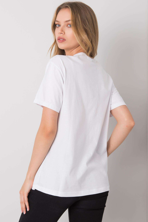 Bílé tričko s potiskem tygra Bílé tričko s potiskem tygra