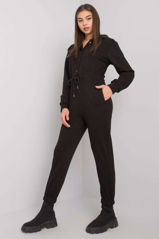 Černý overal s kapucí Elwood