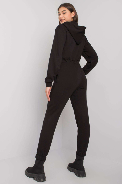 Černý overal s kapucí Elwood