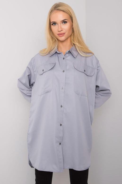 Šedá oversized košile od Cathy