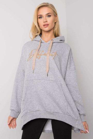 Šedá melanžová mikina... 2