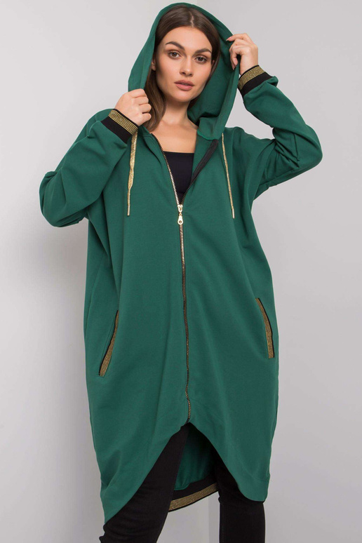 Tmavě zelená mikina Alissa