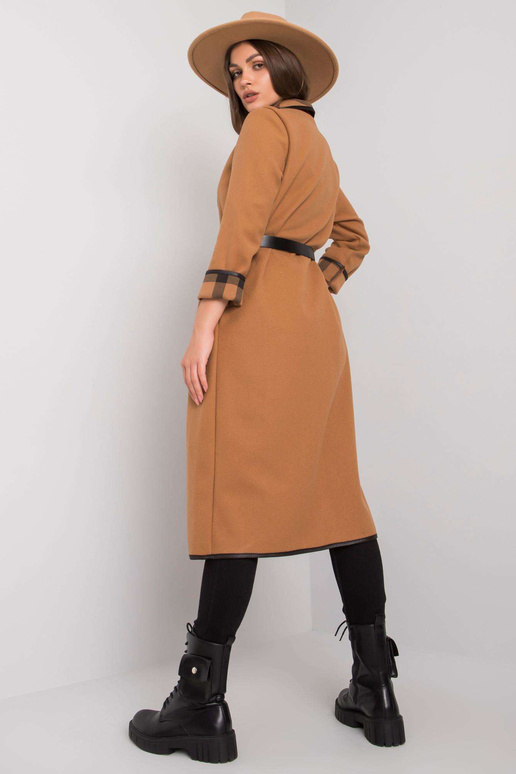 Velbloudí kabát s páskem Annis Velbloudí kabát s páskem Annis
