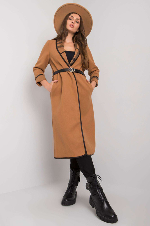 Velbloudí kabát s páskem Annis Velbloudí kabát s páskem Annis