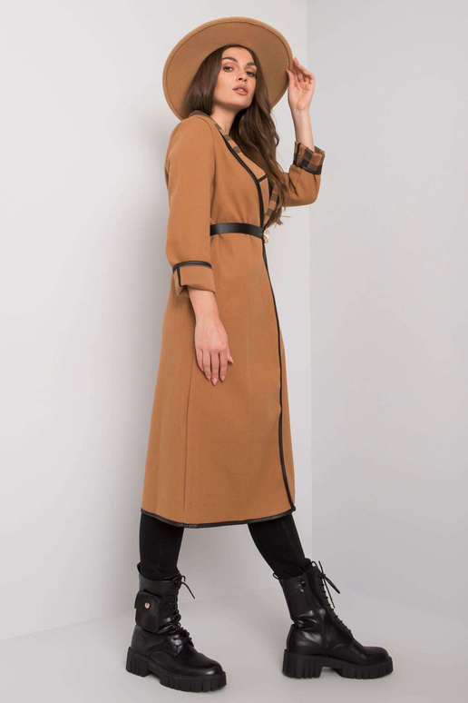 Velbloudí kabát s páskem Annis Velbloudí kabát s páskem Annis