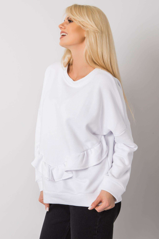 Bílá volánová mikina Frose RUE PARIS