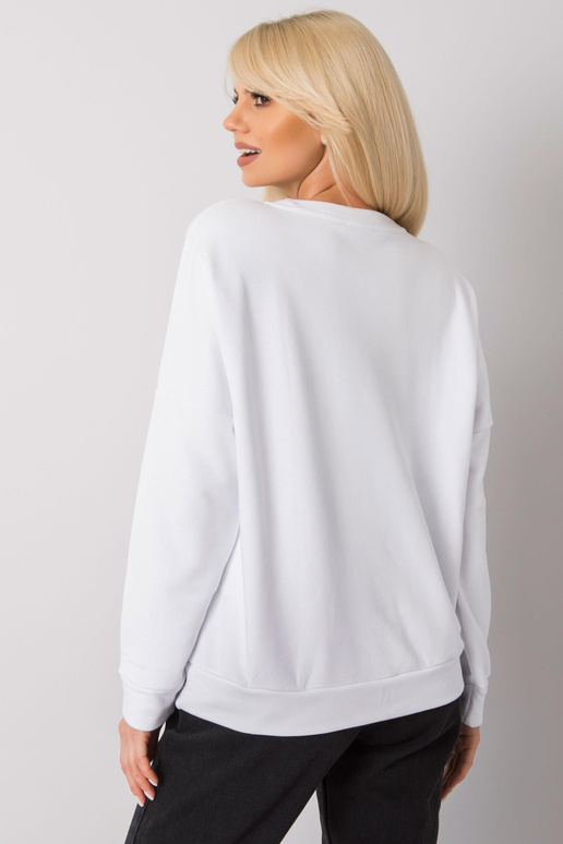 Bílá volánová mikina Frose RUE PARIS