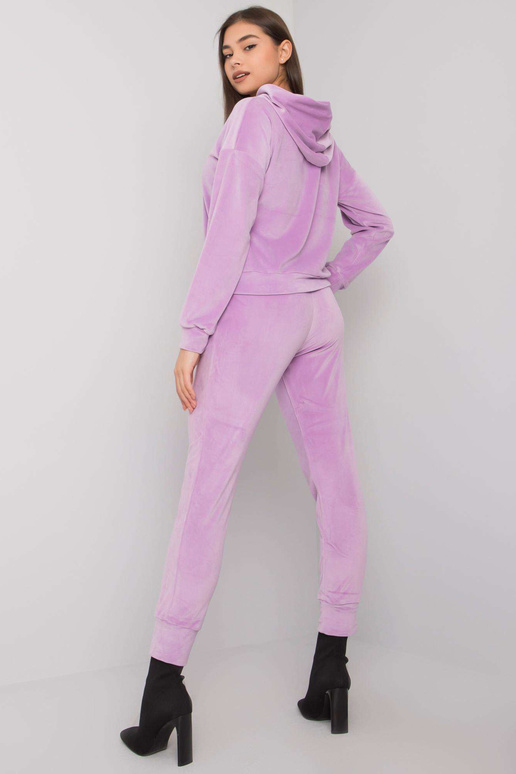 Fialová dámská souprava s velurem...