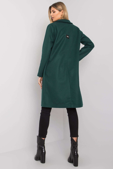 Tmavě zelený kabát Hettie... 2