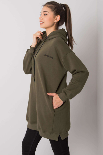 Khaki mikina s kapucí Indira