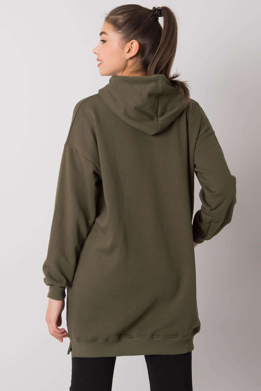 Khaki mikina s kapucí Indira