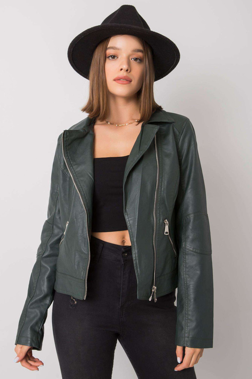 Tmavě zelená Bretaňská bunda