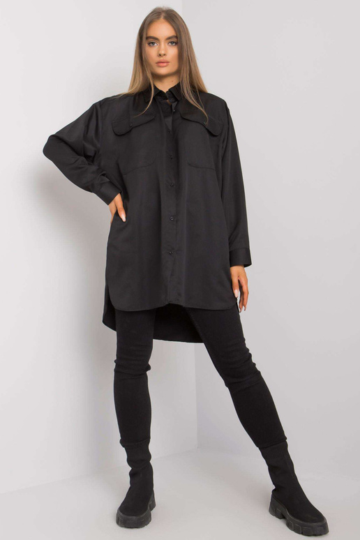 Cathyina černá oversize košile