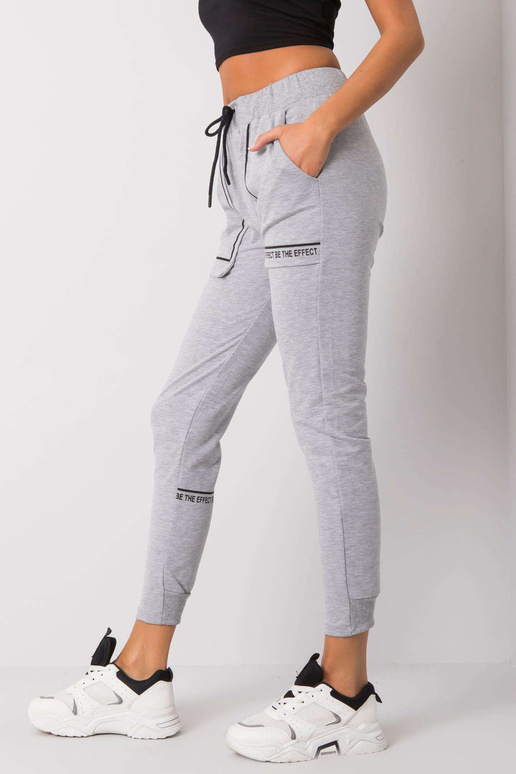 Šedé bavlněné tepláky Winsley