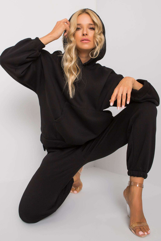 Černá tepláková souprava Janessa