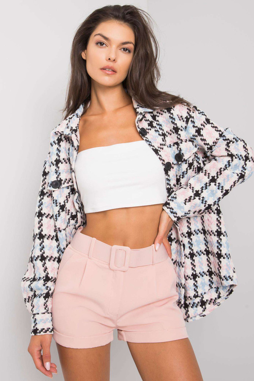 Špinavé růžové šortky s páskem Mabinty