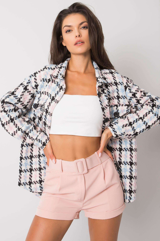 Špinavé růžové šortky s páskem Mabinty